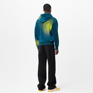Louis vuitton denim zip through hoodie clearance